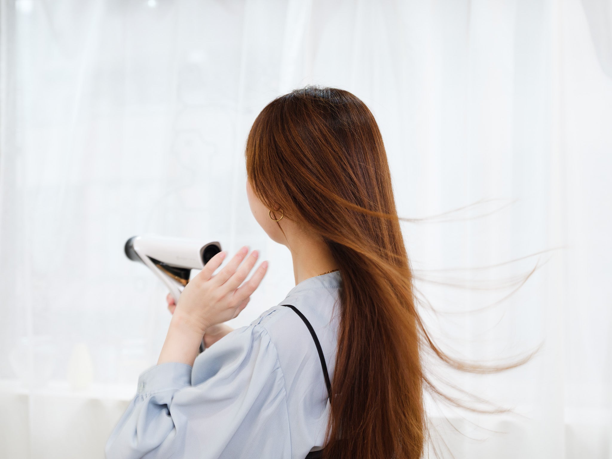レプロナイザー ドライヤー Umineko美容室 施術風景